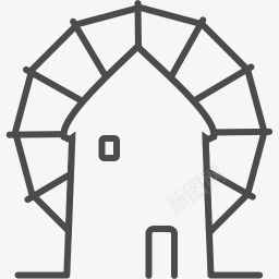 希腊风车图标png_新图网 https://ixintu.com greece windmill 希腊 风车