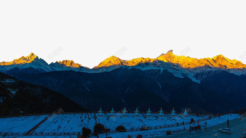 梅里雪山风景png免抠素材_新图网 https://ixintu.com 云南 景点 梅里雪山风景 高清图片