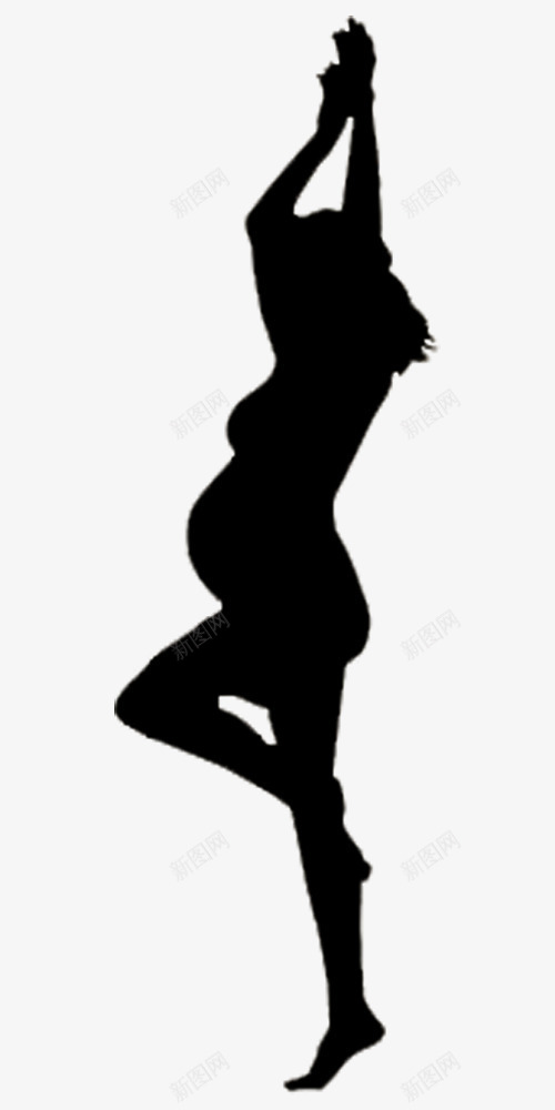 怀孕母亲剪影png免抠素材_新图网 https://ixintu.com 剪影 怀孕 手绘 母亲 母亲剪影 胎儿