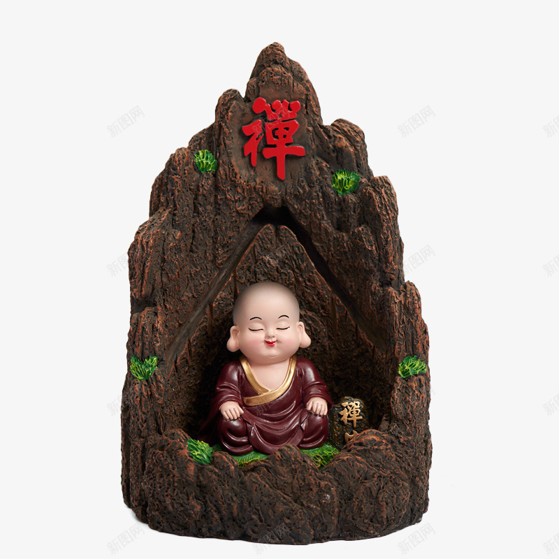 和尚摆件png免抠素材_新图网 https://ixintu.com 光头小和尚 古代 坐禅 小和尚 摆件 摆设