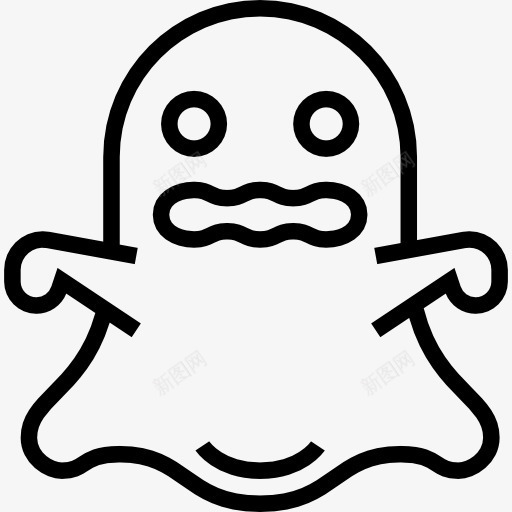 鬼图标png_新图网 https://ixintu.com 万圣节 可爱 恐怖 恐惧 鬼