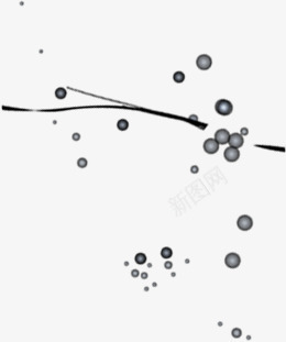 韩式黑色花纹创意png免抠素材_新图网 https://ixintu.com 创意 花纹 黑色