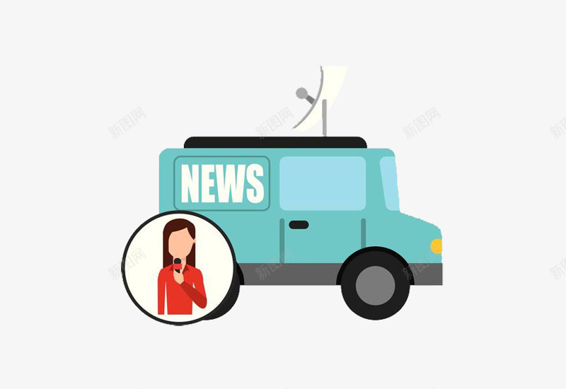 广播媒体宣传png免抠素材_新图网 https://ixintu.com 人物采访 免抠 卡通手绘 媒体传播 媒体宣传 广告宣传 插画 新闻采访