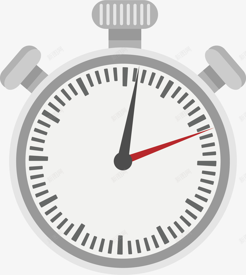 精准的秒表矢量图ai免抠素材_新图网 https://ixintu.com 定时 指针 按键 时间 时间动画 矢量图 秒表 秒表矢量卡通图 精准 红色 认真