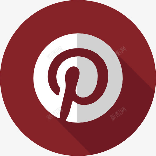 Pinterest图标png_新图网 https://ixintu.com Pinterest 品牌和标志 标志 标识 社交媒体 社交网络