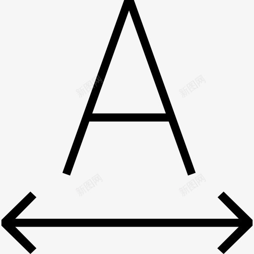 调整图标png_新图网 https://ixintu.com 书写工具 字体 文本格式 标志 样式 界面 调整大小 选项