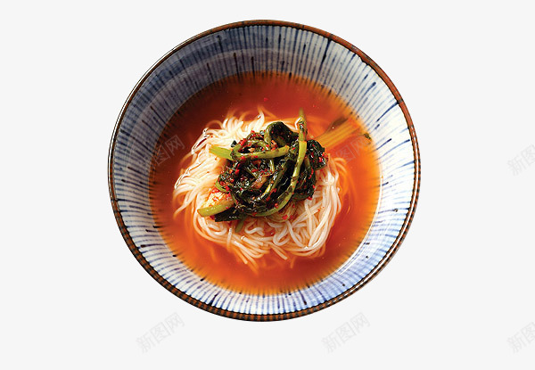 韩式的清汤面条png免抠素材_新图网 https://ixintu.com 冷菜 清汤 番茄汤 腌制 面条