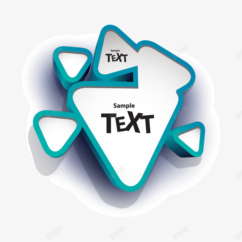 对话框三角形描边文案背景png免抠素材_新图网 https://ixintu.com 三角形 对话框 描边 文案背景 文案背景元素