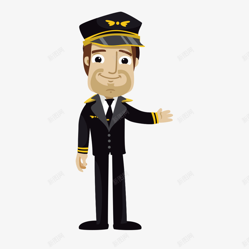 人物png免抠素材_新图网 https://ixintu.com Q版小火车 卡通 火车司机 男性