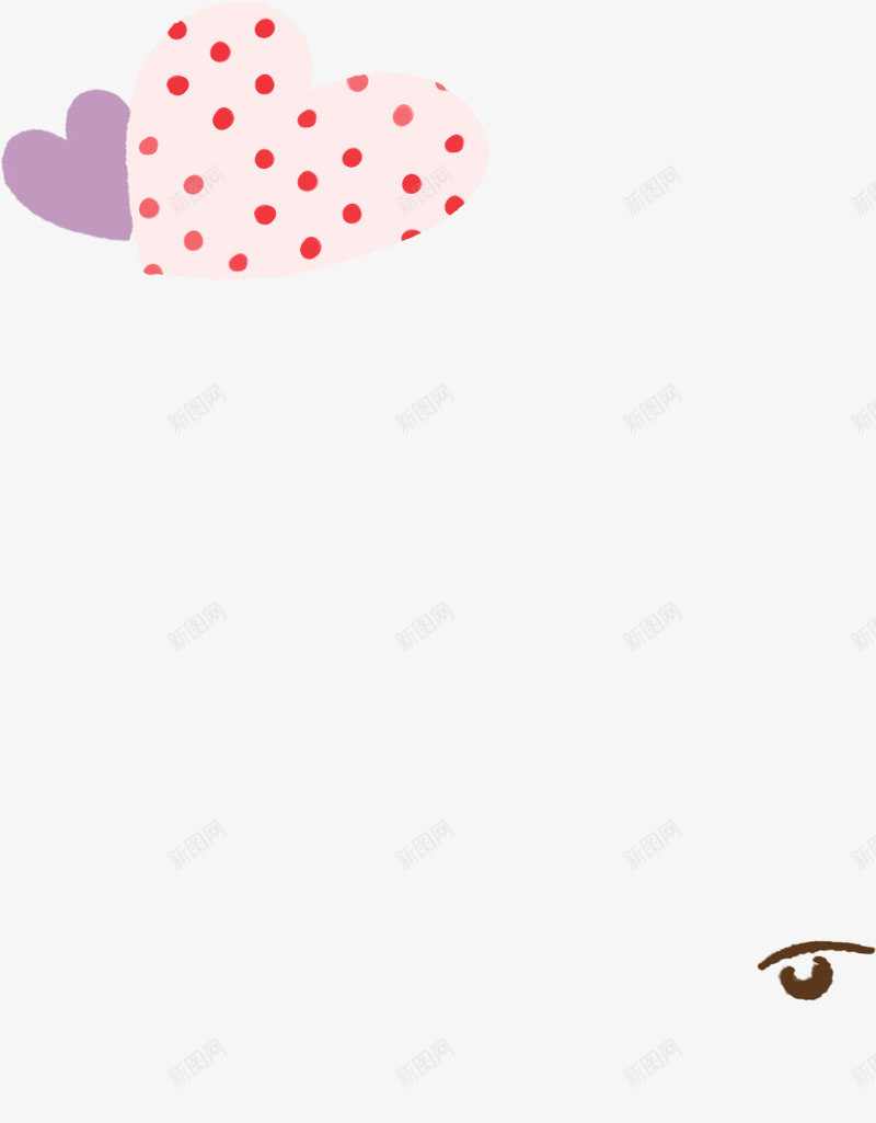 彩色韩式爱心装饰png免抠素材_新图网 https://ixintu.com 彩色 爱心 装饰
