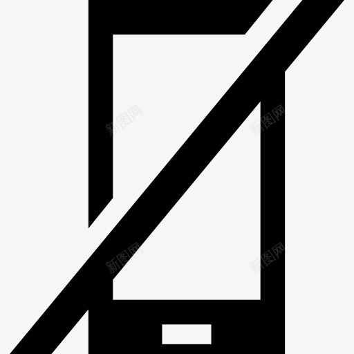 没有手机图标png_新图网 https://ixintu.com 严禁手机 关掉 手机 技术 智能手机 禁止 越过