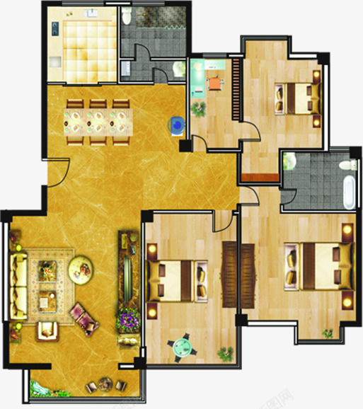室内布局美景创意png免抠素材_新图网 https://ixintu.com 创意 室内 布局 美景