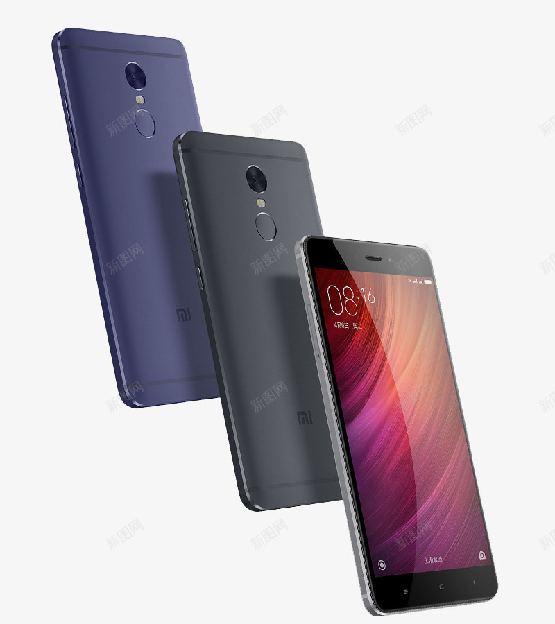 红米Note4手机png免抠素材_新图网 https://ixintu.com 4G手机 产品实物 小米note 小米note手机 智能手机 红米Note4 高配版全网通4G手机