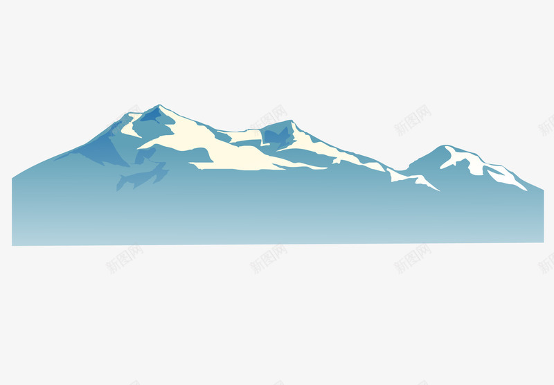 几何雪山png免抠素材_新图网 https://ixintu.com 几何雪山 卡通几何雪山 矢量雪山 矢量风景 雪山