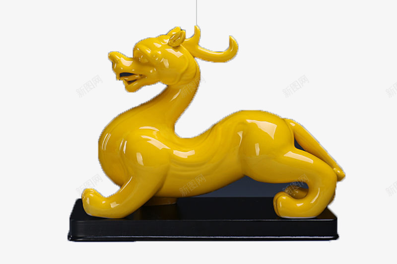 黄色的艺术品png免抠素材_新图网 https://ixintu.com 摆件 艺术品 装饰品 镇纸