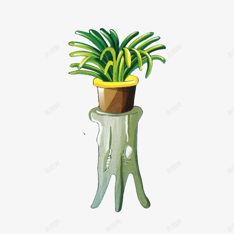 花盆png免抠素材_新图网 https://ixintu.com 支架 架子 花 花盆