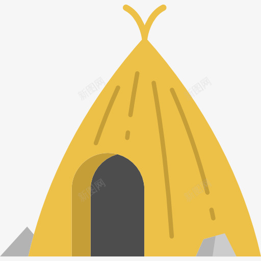 房子图标png_新图网 https://ixintu.com 原始的石器时代 史前 建筑 房子