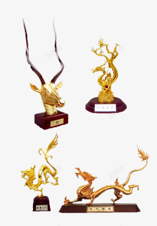 中国风羊头龙png免抠素材_新图网 https://ixintu.com 中国风 产品实物 摆件 羊头装饰