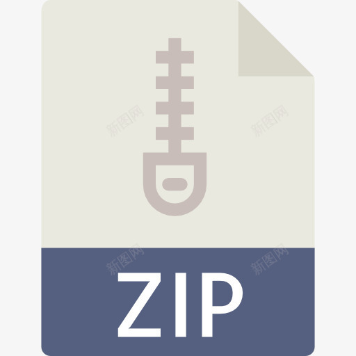 拉链图标png_新图网 https://ixintu.com ZIP压缩 文件 界面 符号
