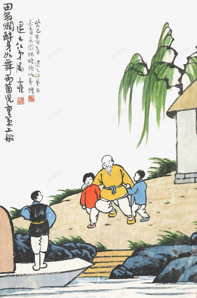 柳树水墨画传统书画png免抠素材_新图网 https://ixintu.com 中国传统书画 免抠素材 水墨柳树 水墨画 水墨装饰