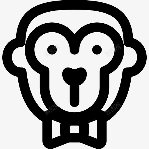 猴子图标png_新图网 https://ixintu.com 动物 动物园 嘉年华游乐场 马戏团