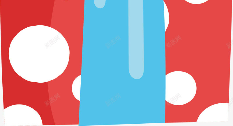 红色礼物盒png免抠素材_新图网 https://ixintu.com 矢量png 礼盒 红色礼盒 蓝色缎带 蝴蝶结 送礼物