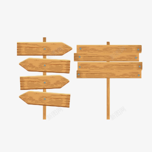 木质路牌木吊牌装饰元素png免抠素材_新图网 https://ixintu.com 指示牌 木吊牌 木质 装饰 路牌