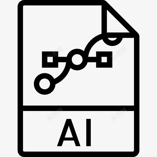 艾图标png_新图网 https://ixintu.com AI AI文件格式 AI的象征 AdobeIllustrator AdobeIllustrator文件 接口