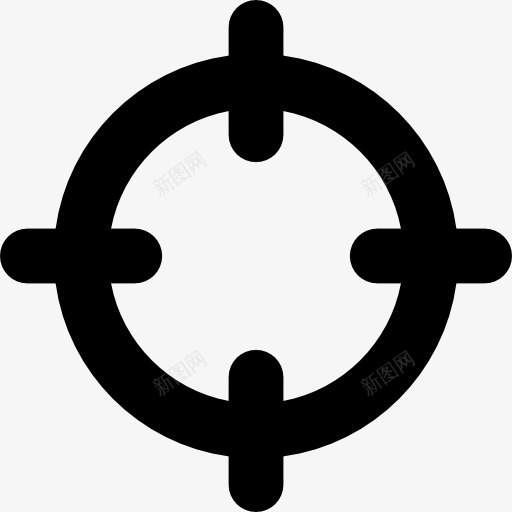 针对图标png_新图网 https://ixintu.com 界面 目标 符号 重点