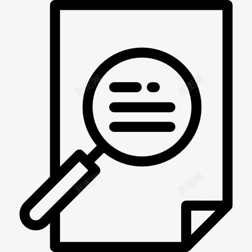 搜索图标png_新图网 https://ixintu.com SEO和网络 归档工作 搜索 文件 文档 界面