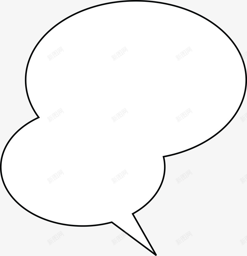 双圆对话框png免抠素材_新图网 https://ixintu.com 圆 对话 聊天 说话