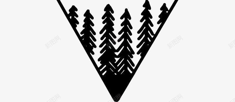卡通手绘山峰装饰矢量图ai免抠素材_新图网 https://ixintu.com 三角形 三角形山体 卡通手绘山峰装饰 山峰矢量 山峰风景 手绘 矢量图 雪山 黑色