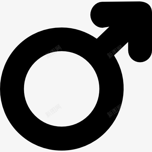 男性的标志图标png_新图网 https://ixintu.com 医疗 医疗图标 性别 标志 男性 男生符号 符号 象征