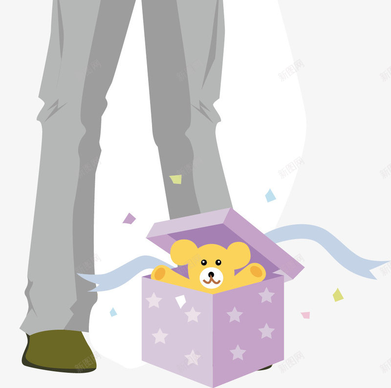 卡通人物送货员png免抠素材_新图网 https://ixintu.com 时尚男 矢量人物 送货员 销售员
