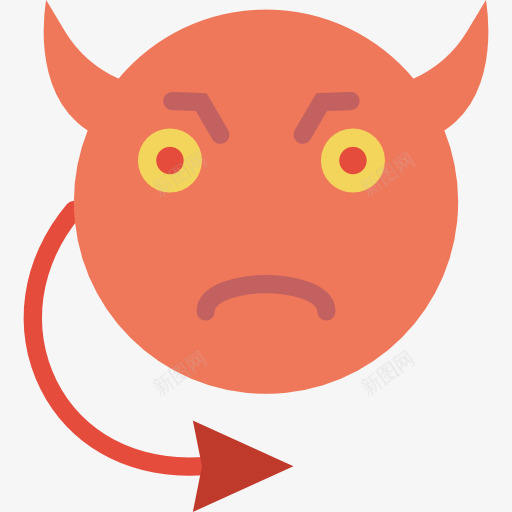 邪恶的图标png_新图网 https://ixintu.com 人界面 愤怒 肖像 脸 路西法 邪恶的恶魔