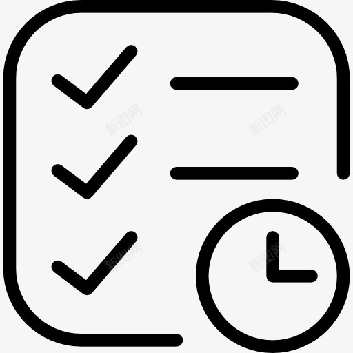 表图标png_新图网 https://ixintu.com 任务 列表 检查 滴答 界面