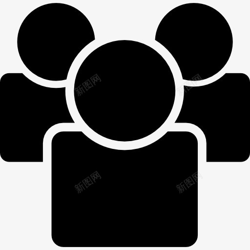 组接口符号图标png_新图网 https://ixintu.com 人员 分组 接口 用户 符号 组 象征 酷的图标