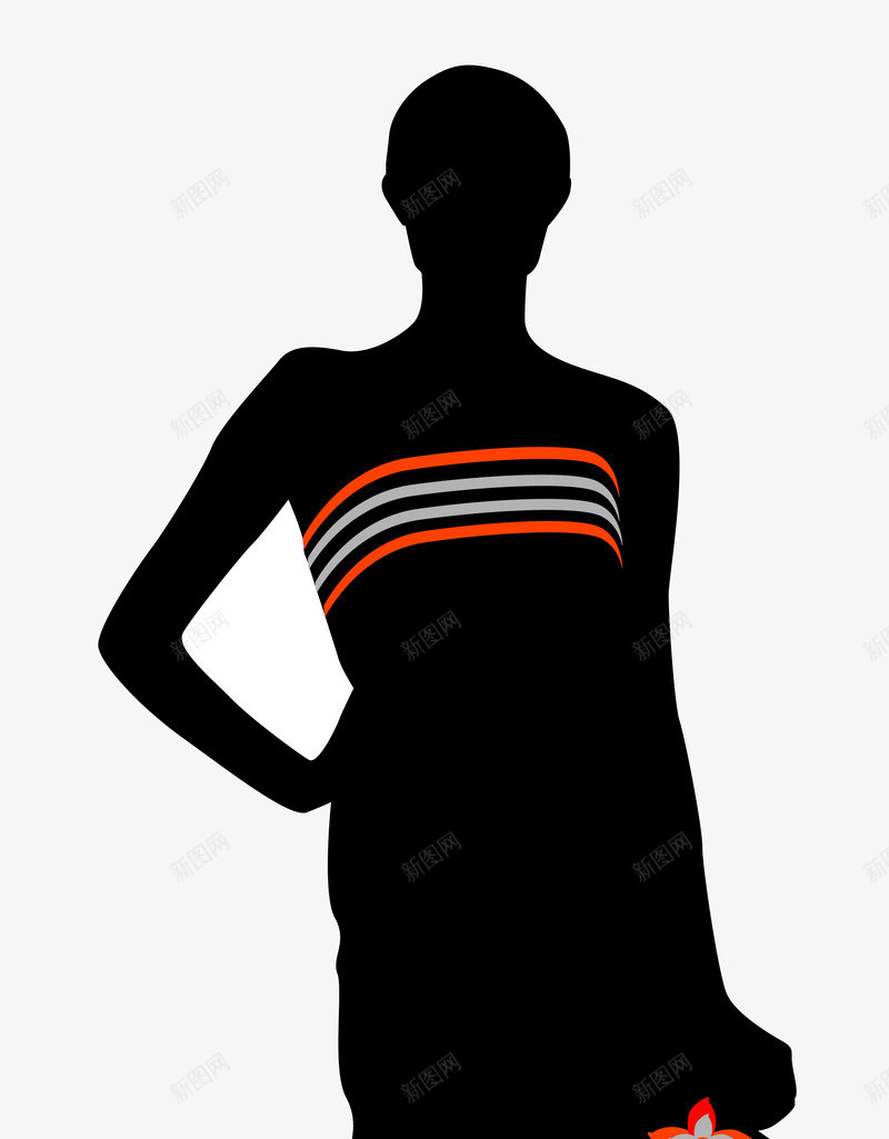 优雅女人png免抠素材_新图网 https://ixintu.com 人物 优雅 剪影 女人