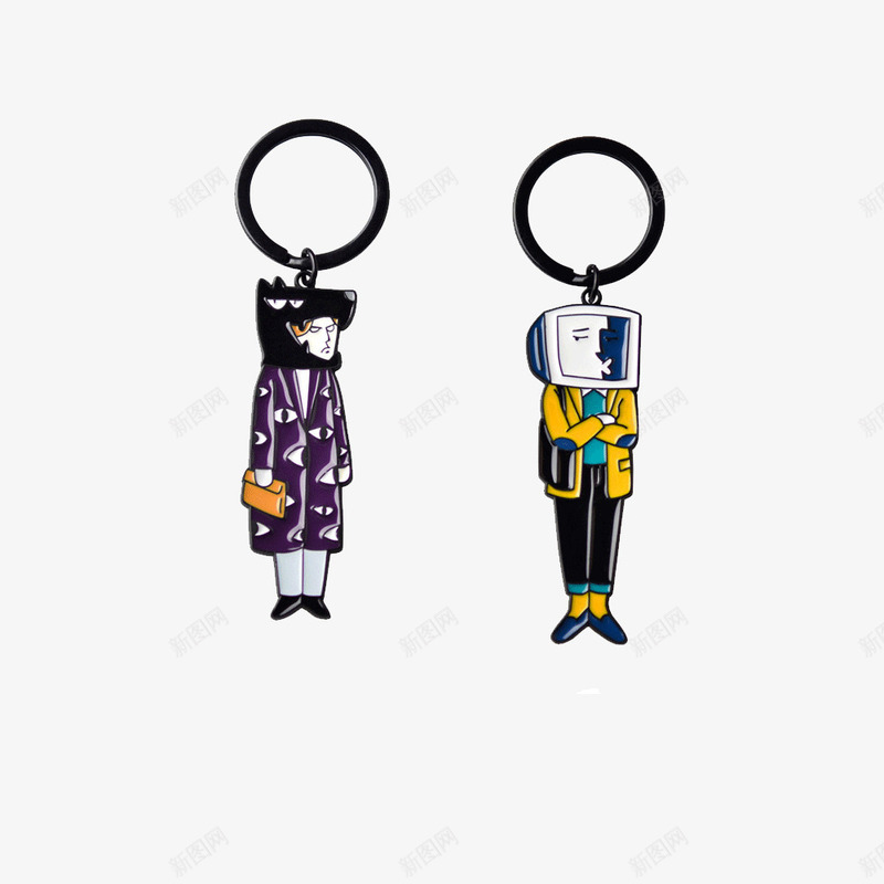 系列钥匙扣钥匙圈png免抠素材_新图网 https://ixintu.com