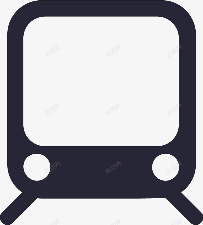 火车站填充图标png_新图网 https://ixintu.com 火车站填充
