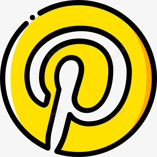 Pinterest图标png_新图网 https://ixintu.com Pinterest 品牌 品牌和标志 商标 标志 标识 社交媒体 社交网络