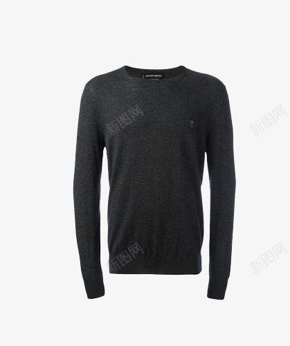 ALEXANDERMCQUEEN黑色针织衫png免抠素材_新图网 https://ixintu.com 产品实物 内衣 品牌 针织衫