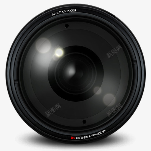 尼康镜头有光泽的尼康镜头图标png_新图网 https://ixintu.com Glossy Lens Nikon VR 尼康 有光泽的 镜头