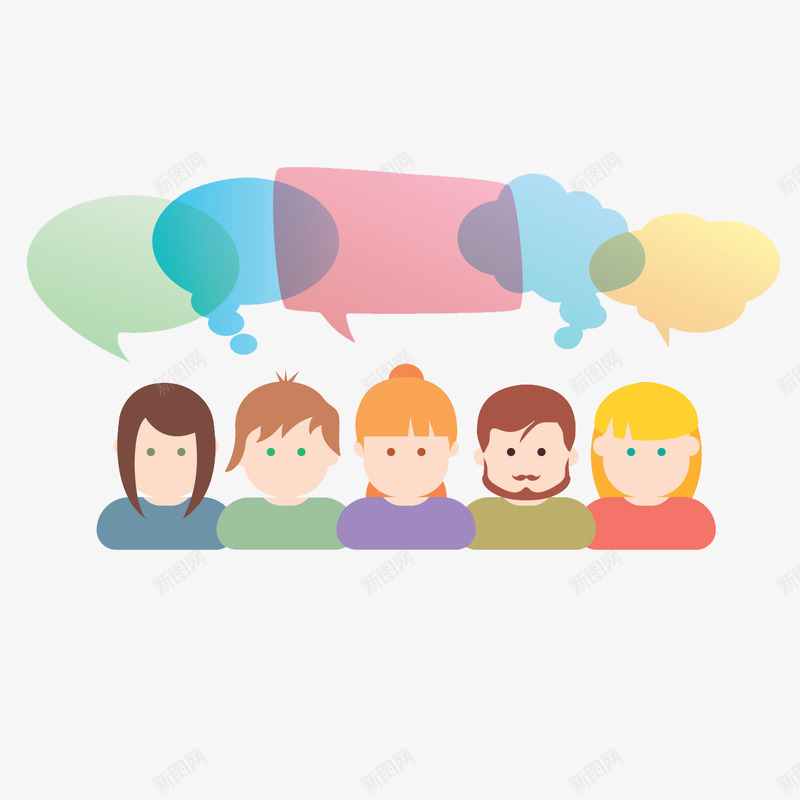 卡通成年人男女对话框png免抠素材_新图网 https://ixintu.com 卡通 卡通对话 卡通男女 对话素材 成年人 男女素材 素材