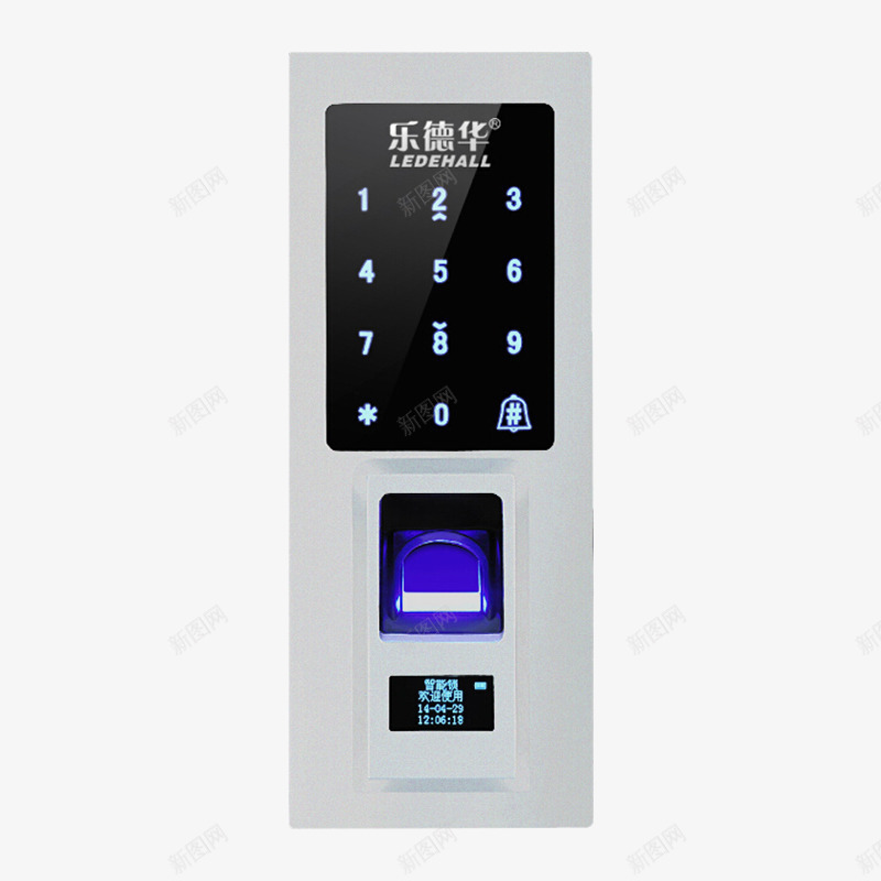 办公室智能感应门禁png免抠素材_新图网 https://ixintu.com 指纹锁 智能门禁