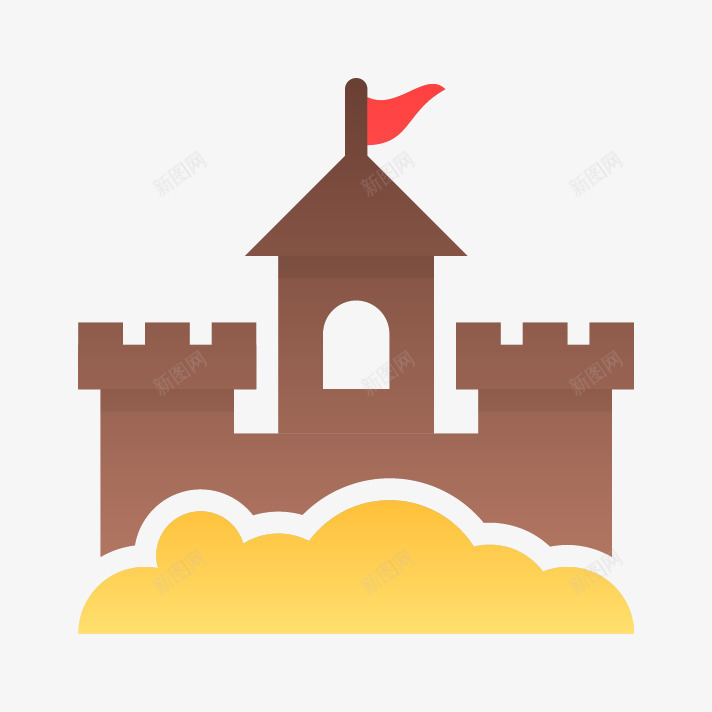 简约高楼城墙图png免抠素材_新图网 https://ixintu.com 创意 卡通 双肩 商务 城墙 手绘 简约 高楼