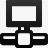 电脑类网络在线线框单图标png_新图网 https://ixintu.com Computer network online 在线 电脑类 网络