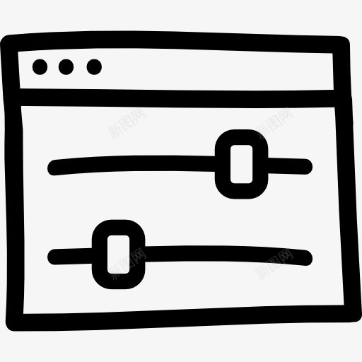 设置控制台的手绘符号图标png_新图网 https://ixintu.com 手绘 接口 控制台 符号 编程 设置 象征 轮廓 配置