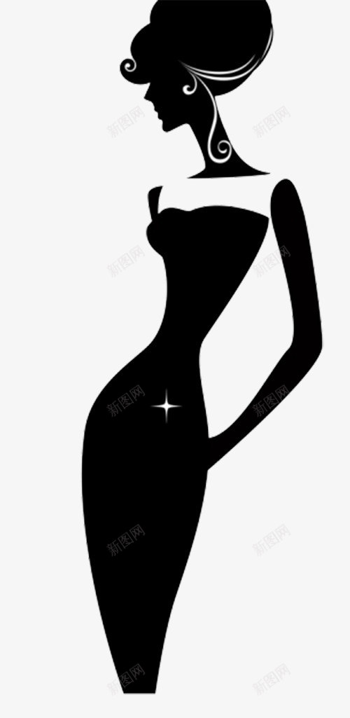 手绘时尚优雅女人png免抠素材_新图网 https://ixintu.com 优雅 女人 手绘 时尚