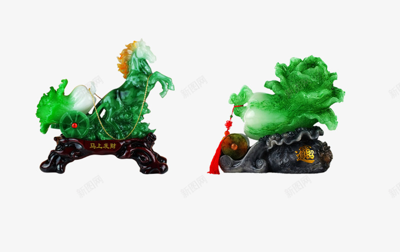翡翠白菜png免抠素材_新图网 https://ixintu.com 摆件 玉白菜 翡翠白菜